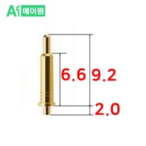 10개 높이9.2/2mm 딥 포고핀 10pcs H 9.2/2mm Dip Pogo Pin