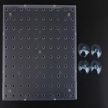 투명 흡착판 방음인테리어 타공철판 타공판 세트 타공 디자인소품 타공철판