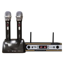 무선마이크 SM-W3000PLUS 900메가2체널 소닉스 충전식 마이크로폰 시스템 stm, Black Color