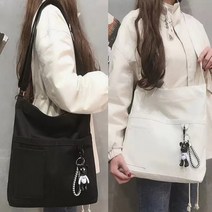 룩앳걸 3포켓 캔버스 크로스 에코백 학생 데일리 보세 여성숄더백 에코백 여성 에코백 남성 에코백 에코백스 미니에코백 명품에코백 면에코백 검정에코백 아이보리에코백 연예인에코백