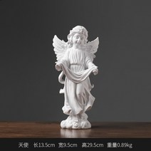 유럽식 신전 조각상 정원꾸미기 소품 정원 인테리어, 새로운 하얀 천사 소녀