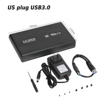 도킹스테이션 하드 카피 3.5 인치 hdd 독 sata to usb 3.0 2.0 박스, 미국 플러그 usb3.0