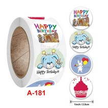 청첩장 바른손카드 생일 축하 인사말 카드 12 장 감사합니다 DIY 장식 봉투와 빈 접는, 18 sticker 2.5cm 500pcs