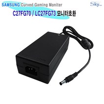 19V 4.74A 삼성 C27FG70 LC27FG73 커브드 모니터호환 국산 어댑터, 1개, 아답터+파워코드 1.0M