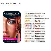 프리즈마 색연필 150 132 48 72색 원래 prismacolor 프리미어 72 컬러 아트 드로잉 연필 오일 연필 4.0mm 소프트 코어 팩 주석 sanford 연필, 24 스킨