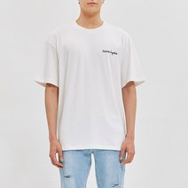 잠뱅이 남)16수 서핑도그 그래픽 반팔 TS(엑스트라오버)_AL2WTS35-OW