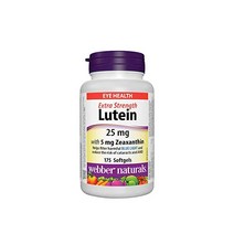 웨버 아이헬스 천연 루테인 25mg 제아잔틴 5mg