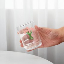 열에 강한 꽃무늬 유리컵 머그컵, 양식 2