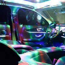 미니바바 휴대용 소리 감용 LED 미러볼 노래방 파티룸조명 특수조명, 1개