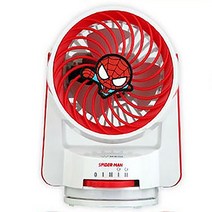 마블 스파이더맨 탁상용 미니 선풍기 사무실 책상 에어 써큘레이터 캐릭터 자석키트 공기순환 시원바람, 마블 스파이더맨 선풍기