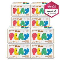 한예지 PLAY 기저귀 특대형 28입, 4+4팩(총8팩, 224입)