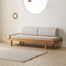 [데코라인] 로저 원목 1인용 침대 쇼파베드, 상세 설명 참조
