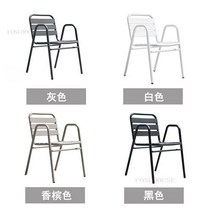 야외 모든 알루미늄 테이블 및 의자 간단한 정원 가구 세트 커피숍 레저, 11 1 chair-Note color