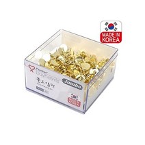 펜코리아(디오피스) 바이하츠 점보 골드압핀 압정, 1통, 170개