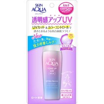 일본직발송 6. 스킨 아쿠아 (SKIN AQUA) 투명감 업 톤 업 유액 선스크린 마음 설레는 사본의 향기 【1】, One Size, One Color