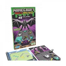 ThinkFun Minecraft 마그네틱 여행 퍼즐 논리 게임 및 8세 이상 어린이를 위한 STEM 장난감, 자기 여행 퍼즐