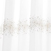 거실커튼 쉬폰커튼 24평 34평 32평 속커튼 거실암막커튼 안방커튼 나비주름쉬폰커튼 거실 용 간단한 프렌치 커튼 흰색 진주 얇은 명주 그물 자수 커튼 식당 용 고급 커튼