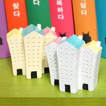 미니어처 입체 빌딩 건물 모형 4cm 2색 택1 디오라마 재료 인테리어 미니어쳐, 베이지톤