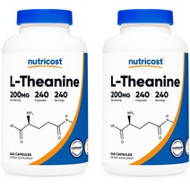 뉴트리코스트 L-테아닌 200mg 캡슐, 240정, 2개