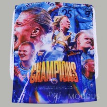 축구 앰블럼 스트링 백팩 신발 가방 학생 학원가방 백팩, 할랜드