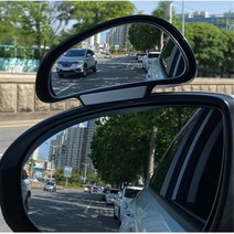 차량용 보조 거울 미러 백미러 올뉴모닝 코란도C 그랜져IG BMW 모하비 YF소나타 투싼 제네시스G80 스포티지 QM3 k3 카니발KA4 레이 미니쿠퍼 트랙스, 1개, b19보조미러 실버 운전석낱개