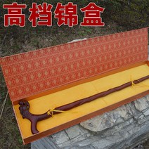 노인복지용구 청려장 지팡이 감태나무 어르신 나무 포장 상자 선물 오래된 마호가니 지팡이 스틱 노인 워커, 한개옵션0