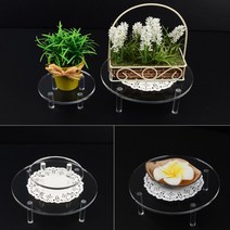 상품진열대 원형 소/중 아크릴 받침대 매대 거치대 백화점 매장전시 디스플레이 디피용진열 제품진열대 소품진열, 소