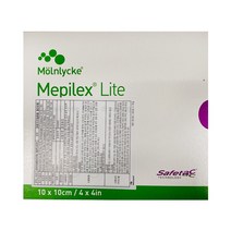 메필렉스 라이트 10x10cm 5매입 메피렉스 Mepilex Lite 최신제조, 1개