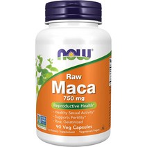 나우푸드 마카 750mg 90캡슐 Maca, 1팩