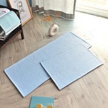 아트박스/르헤브 파스텔 사이잘룩 발매트+주방매트 세트