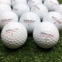 커클랜드 화이트 2피스 3피스 A-급 로스트볼 50알 깨끗한 라운딩용 로스트볼골프공 창고샵