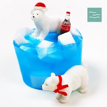 마타바 방학 홈스쿨 지구온난화 독후활동 (1인용) 북극친구들 피규어 비누 만들기 KIT, 04_머플러펭귄+초록선물상자