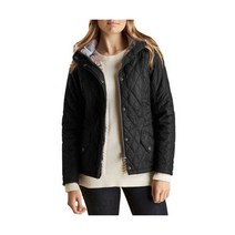 NWTs 바버 여성’s Millfire 퀼팅 자켓. Black/Tartan. Sz. 12 US (16 UK)