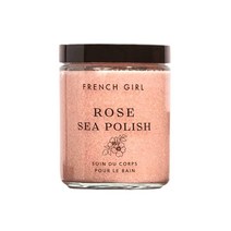 French Girl Rose Sea Polish 스무딩 트리트먼트 300ml10온스 대서양 바다 소금 및 유기농 설탕이 함유된 보습 바디 스크럽 USA 미국