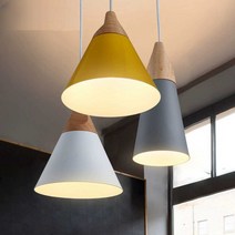 펜던트 조명 LED 식탁등 테이블 사무실 카페 디자인 포인트, L  흰색 25cm