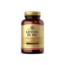 솔가 루테인 눈 건강 Solgar Lutein 20 mg 60 소프트젤, 60 [Pack of 2]