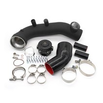 N54 터보 충전 파이프 및 BOV 키트 BMW 엔진 2011-2012 135i 1M 블로우 오프 밸브, 04 Pipe-BOV-BK