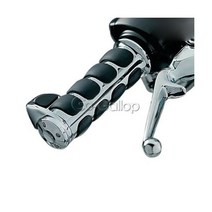 크롬 오토바이 핸드 그립 1 