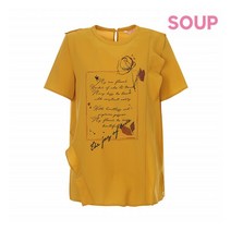 숲 프릴 포인트 프린팅 블라우스(SV7SS80)