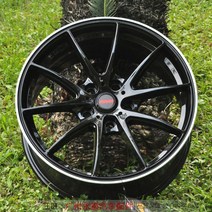 18인치 자동차휠 15 16 17 19 20 유광 블랙 레이싱 타이어, 20x8.5J, 라이트블랙, 1개