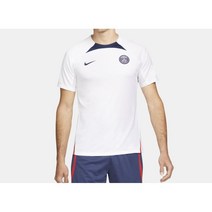 국내매장용 나이키 파리 생제르맹 스트라이크 반팔 탑 남성 드라이 핏 축구 반팔 탑 WS 화이트/미드나이트 네이비 DJ8589-101 슬림 핏