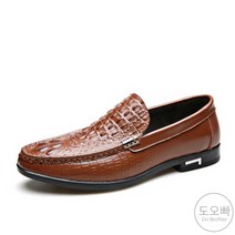 도오빠 남성 가죽 로퍼 정장 구두 슬립온 단화 플랫 댄디 신사화 발편한 신발 남자로퍼