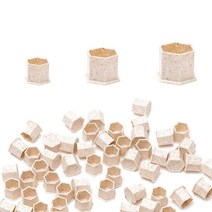 100pcs 문신 잉크 컵 보류 안료 S-10mm-100pcs에 대 한 기본 생 분해성 밀 짚 소재와 친환경 일회용, M-12mm-100개