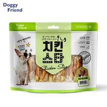 구강관리 아기 강아지 간식 닭고기 2개 진돗개간식 아기강아지간식 개껌, 300g