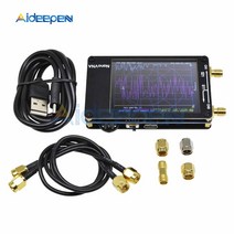 디지털 NanoVNA 50KHz-900MHz 벡터 네트워크 분석기 안테나 단파 MF 정재파, 한개옵션1, 01 Black