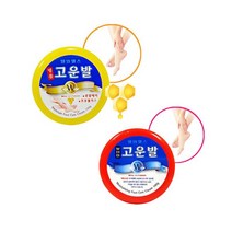 웰빙헬스 명품 고운발 크림 2개 우레아 발 발뒷꿈치 각질 발각질제거 굳은살 풋케어 발바닥 보습 풋크림 크림 발크림, WHB 100g(빨강색)