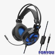 ForU646 55m 트리온 게이밍 헤드셋 블랙 귀안아픈헤드셋 용품 컴퓨터헤드셋, 상세페이지 참조
