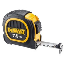 디월트 DWHT36162L 듀오프리미엄자켓줄자 7.5mx25mm 고무그립피복 디월트줄자, 1개