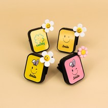 아로마푸딩 차량용 스마일 방향제, 2023스마일에디션, 라벤더, 1개