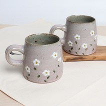 머그컵 2p세트 풀내음 연보라S 머그잔 카페 티컵 300ml, 연보라, 2개